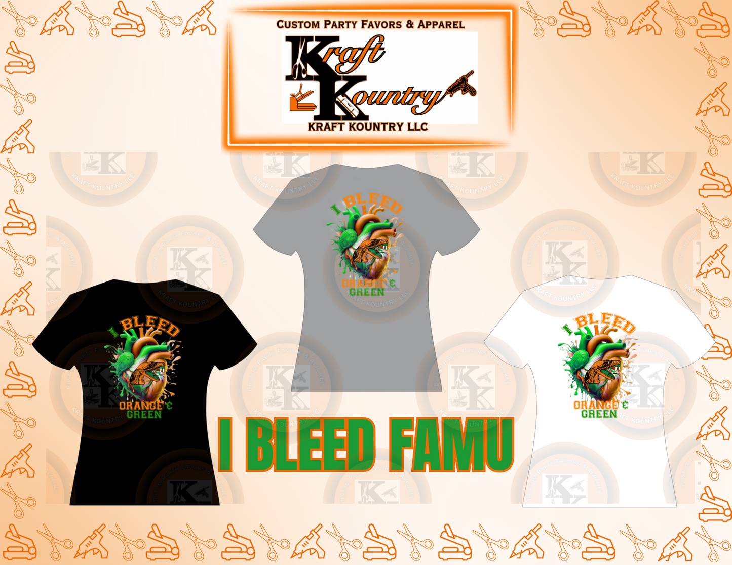 NCAA: I Bleed FAMU Graphic T-Shirt