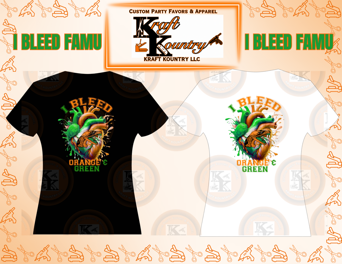 NCAA: I Bleed FAMU Graphic T-Shirt