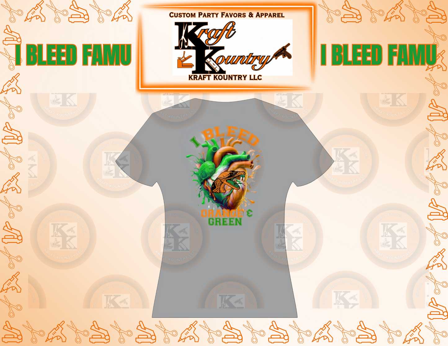 NCAA: I Bleed FAMU Graphic T-Shirt