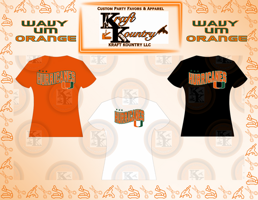 NCAA: WAVY (ORANGE) UM Graphic T-Shirt