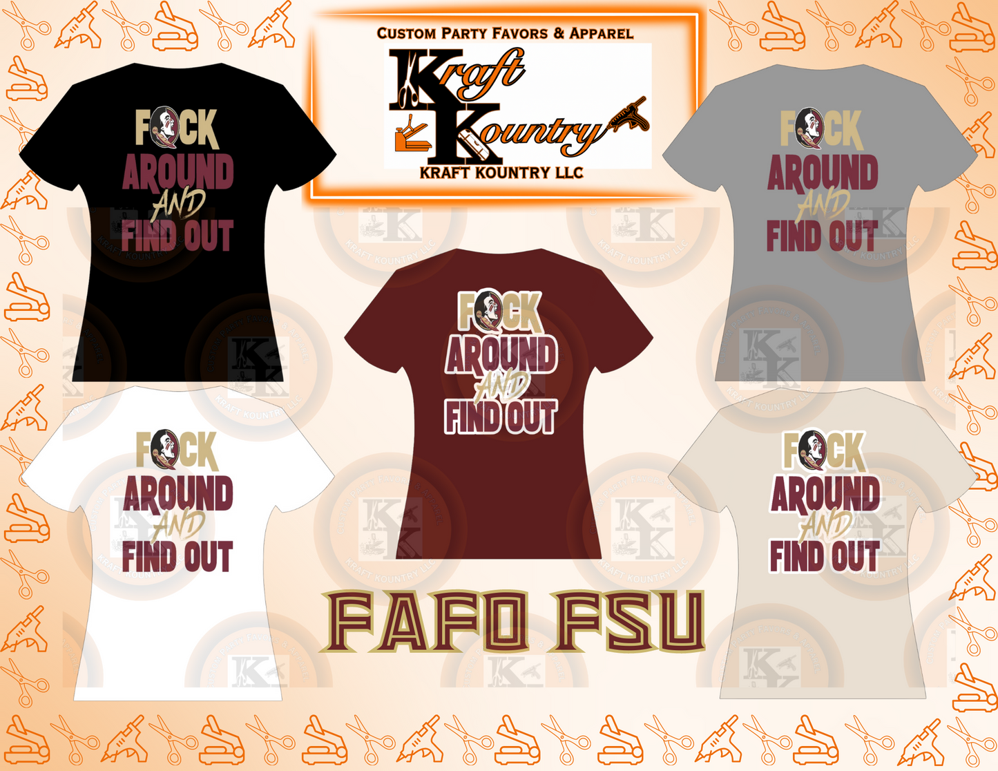 NCAA: FAFO FSU Graphic T-Shirt