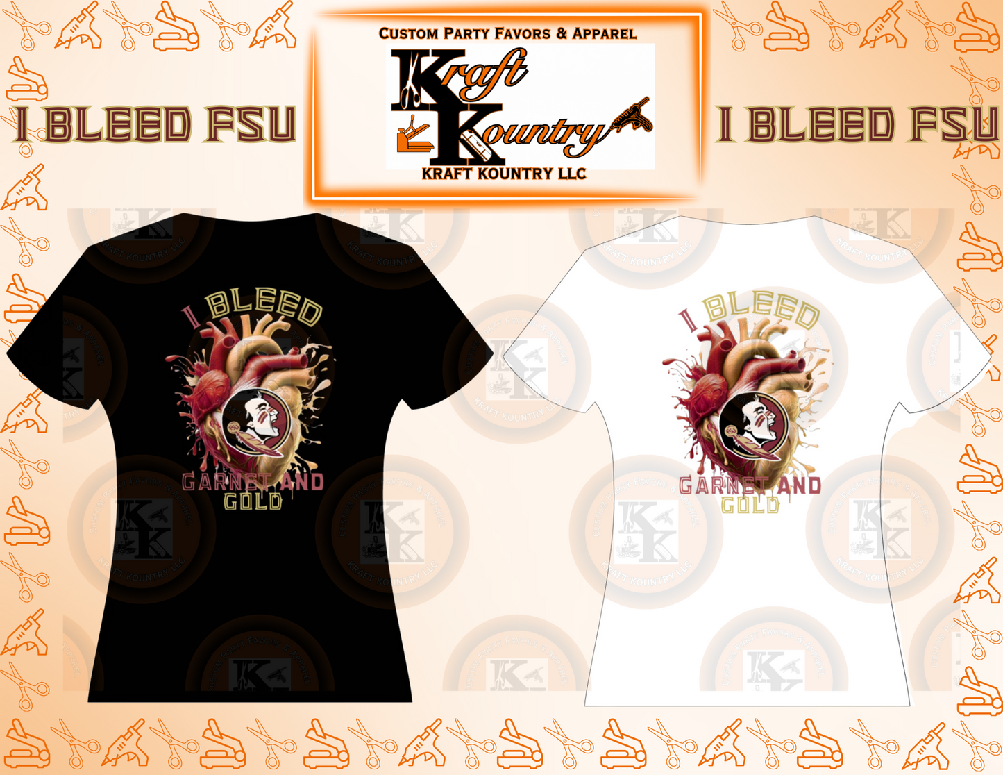 NCAA: I Bleed FSU Graphic T-Shirt