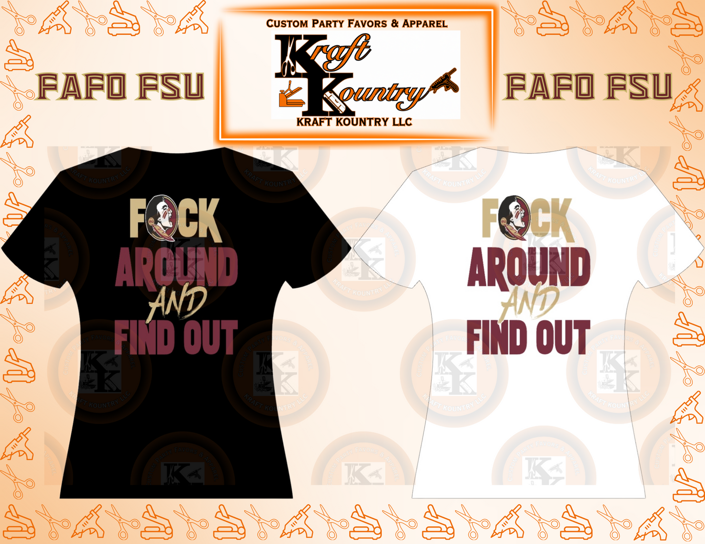 NCAA: FAFO FSU Graphic T-Shirt