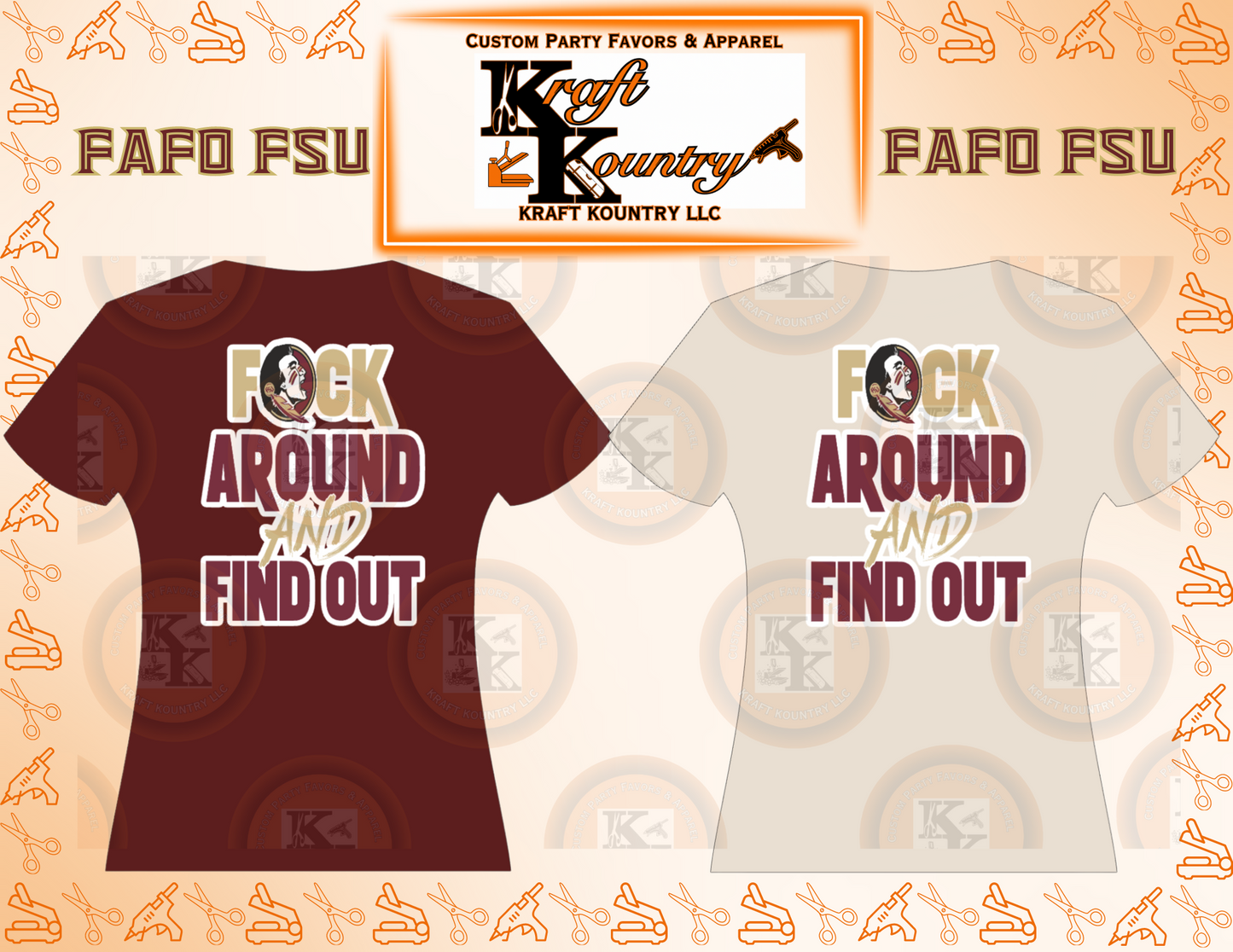 NCAA: FAFO FSU Graphic T-Shirt