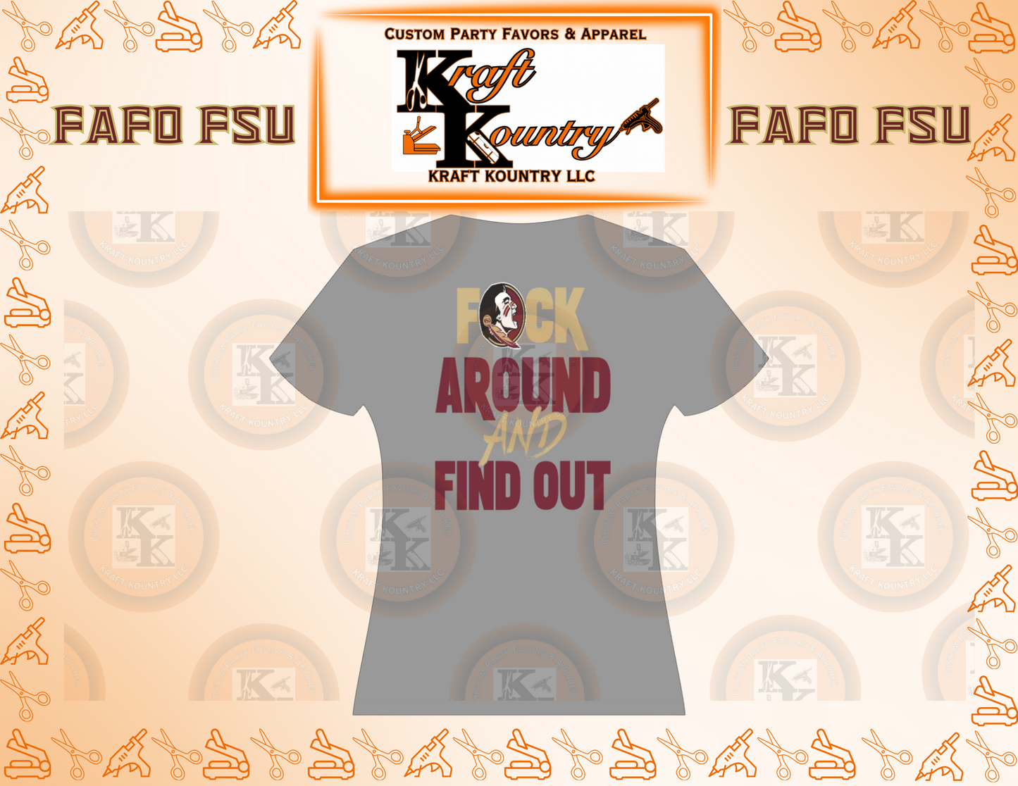 NCAA: FAFO FSU Graphic T-Shirt